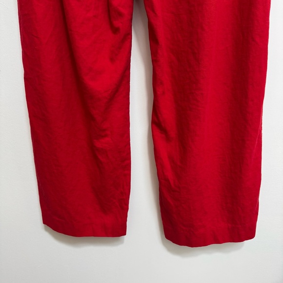Gap 365 High Rise Linen Blend Wide Leg Trouser Pants Petite - Picture 8 of 13